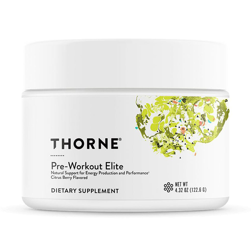 Передтренувальний комплекс Thorne Research Pre-Workout Elite зі смаком цитрусів та ягід, в порошку, 122.6 г